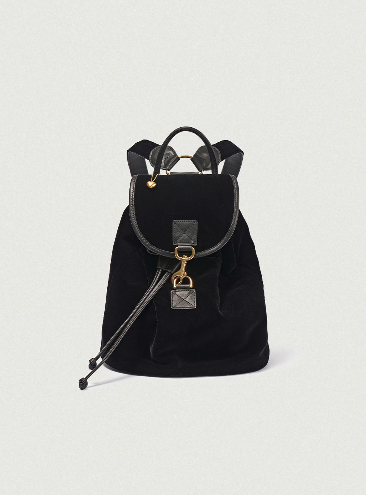 더바넷(THEBARNNET) Little Black Velvet Backpack