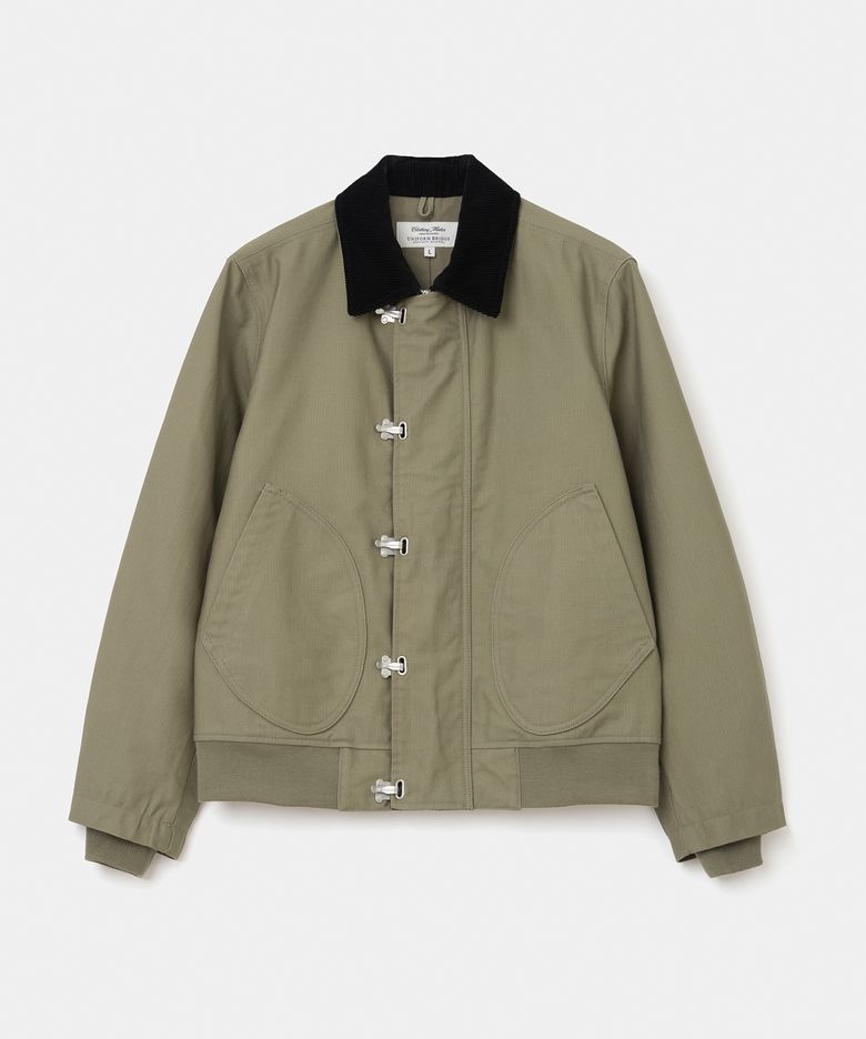deck jacket olive