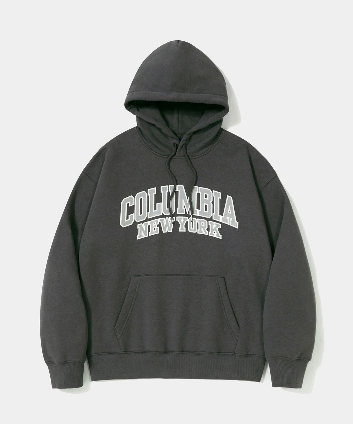 컬럼비아 유니버시티(COLUMBIA UNIVERSITY) 90 S ARCH FLEECE HOODIE_CHARCOAL