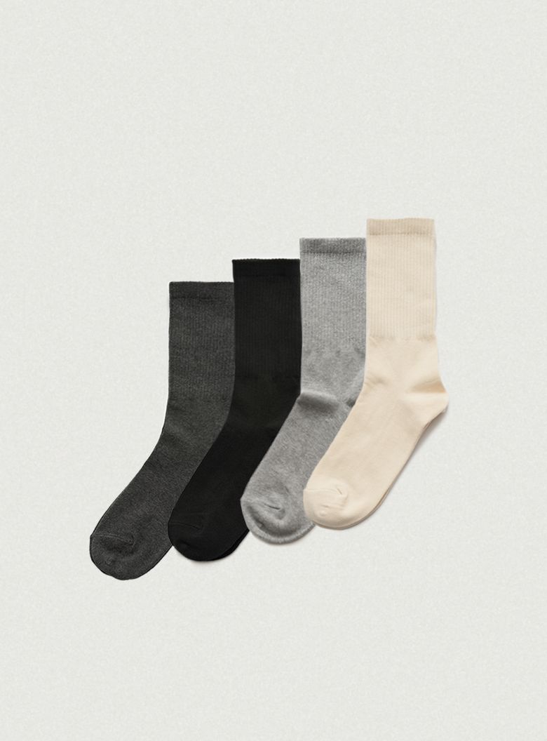 Essential Knit Socks_4Color