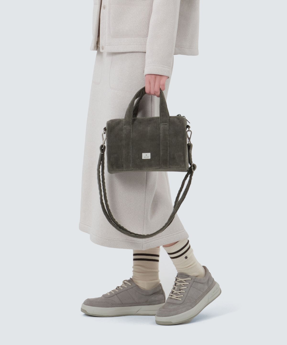 스노우피크 어패럴(SNOWPEAK APPAREL) 코듀로이 볼링백 (S25FWFCB68) Khaki