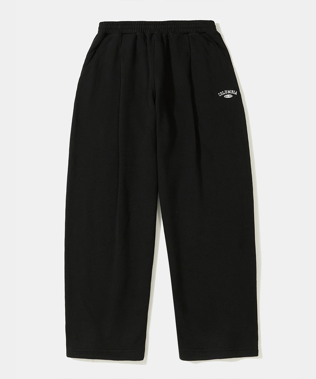 컬럼비아 유니버시티(COLUMBIA UNIVERSITY) CU ARCH PIN-TUCK FLEECE SWEATPANTS_BLACK