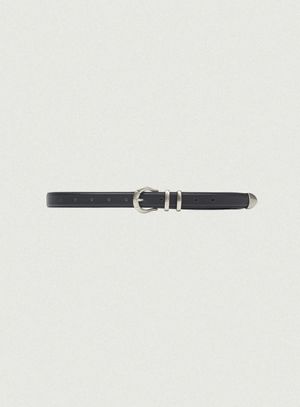 Western Cowhide Leather Belt