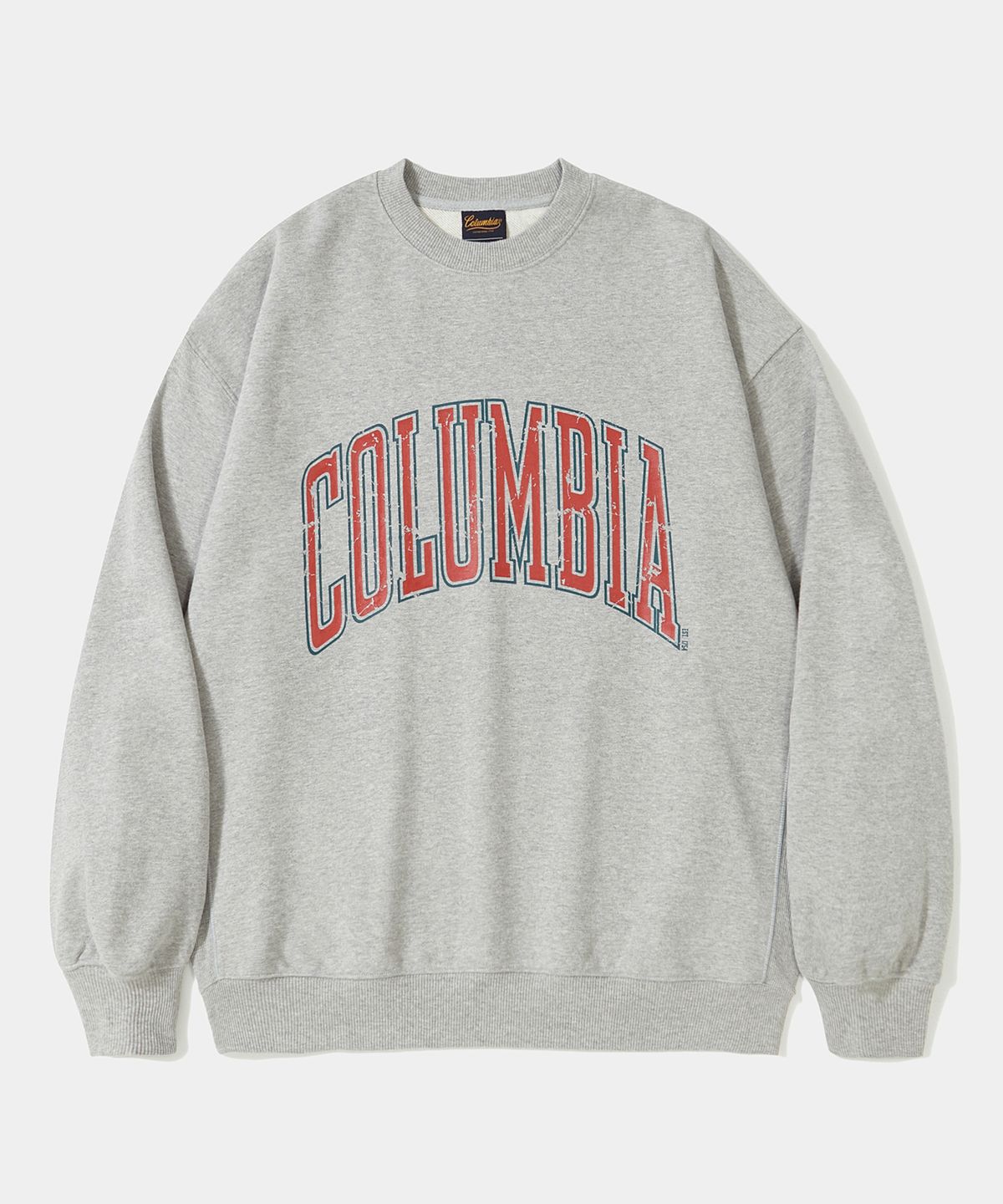 컬럼비아 유니버시티(COLUMBIA UNIVERSITY) VTG BIG CRACK HEAVY TERRY CREW NECK_M.GRAY