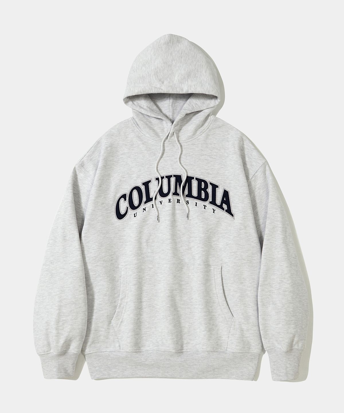 컬럼비아 유니버시티(COLUMBIA UNIVERSITY) STREET ARCH HEAVY TERRY HOODIE_LIGHT MELANGE