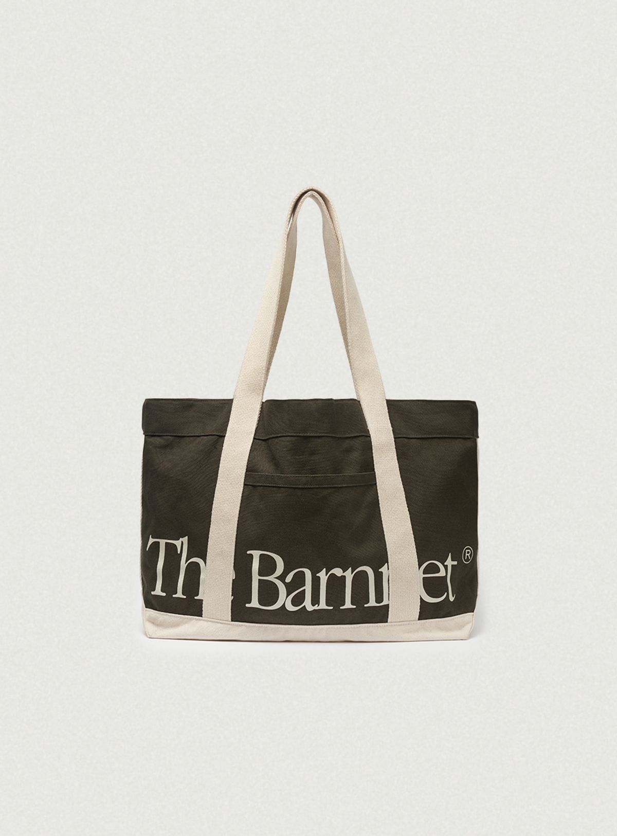 더바넷(THEBARNNET) Canvas Baren Tote Bag_Khaki