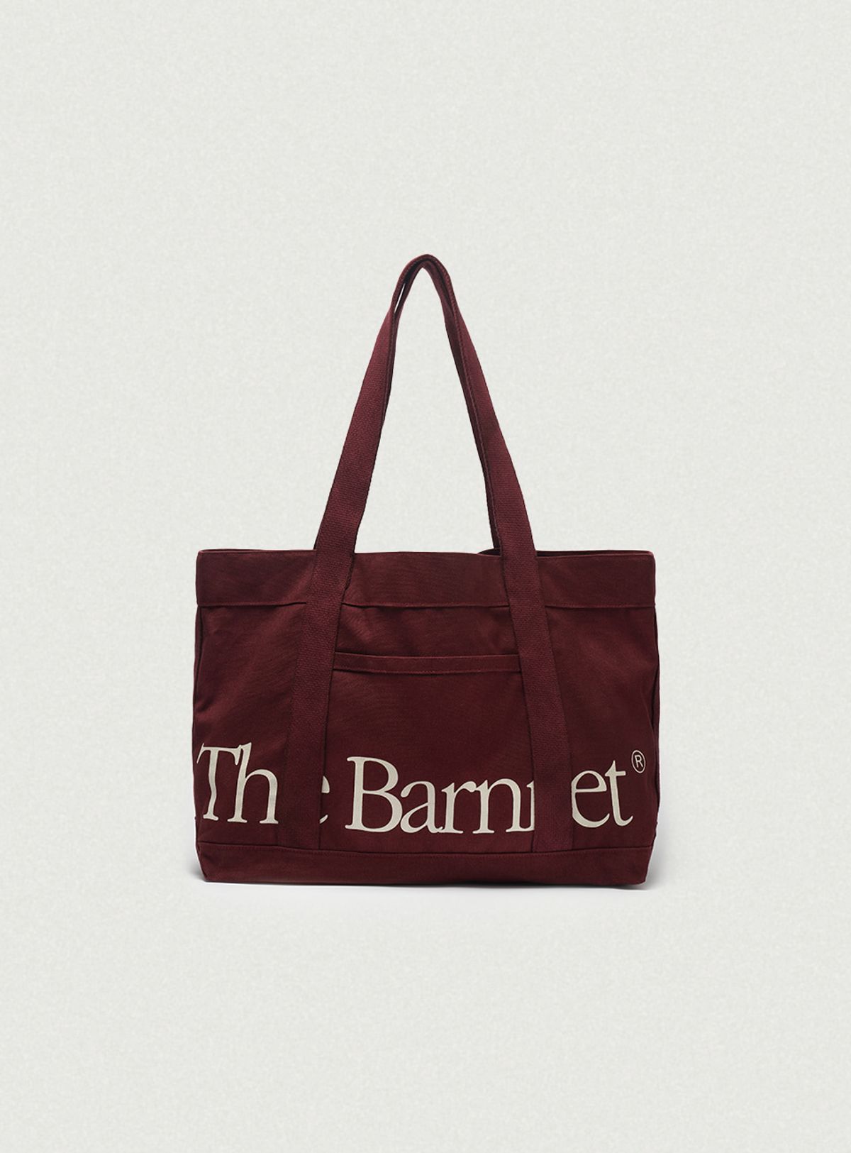 더바넷(THEBARNNET) Canvas Baren Tote Bag_Burgundy