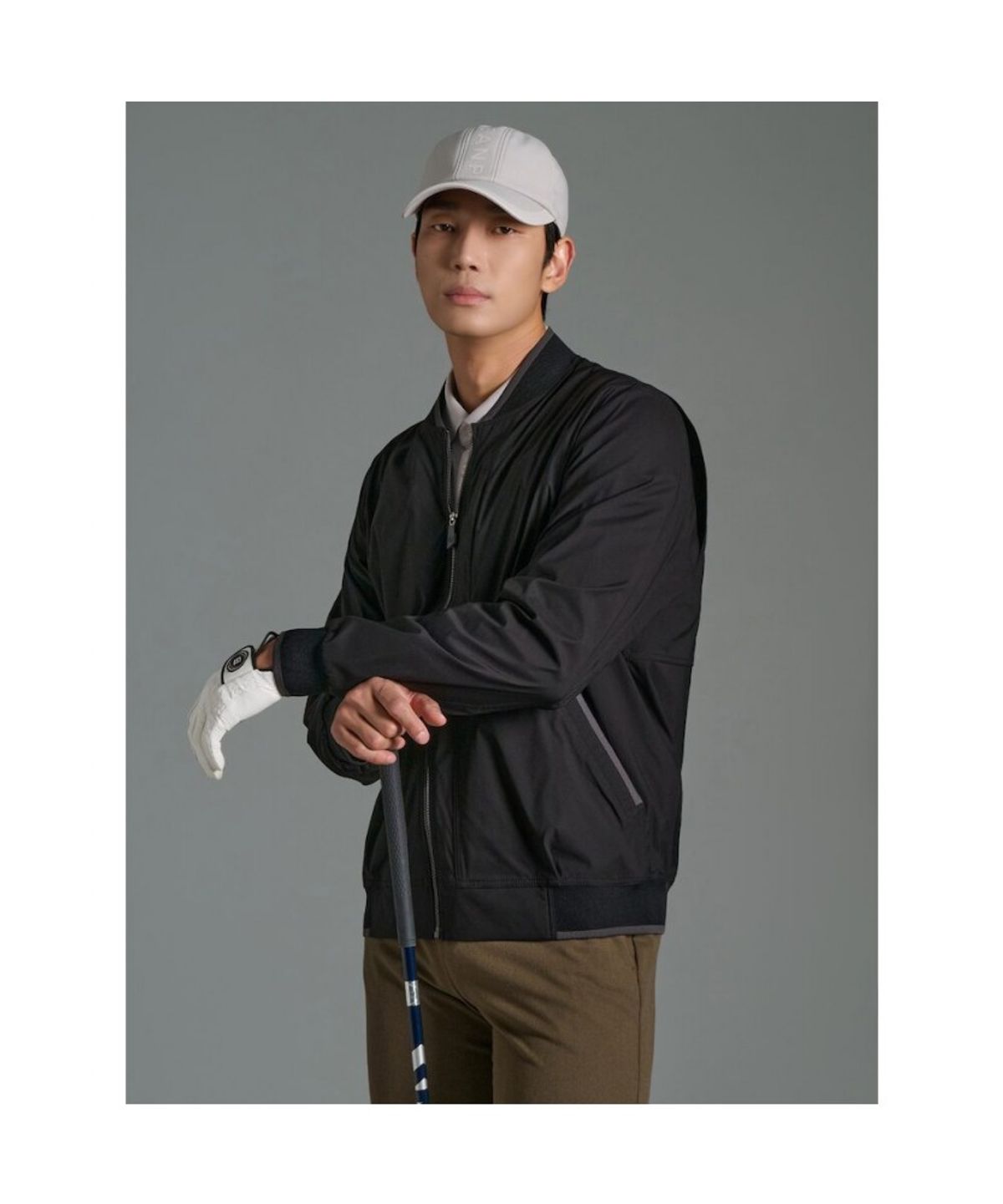 빈폴골프(BEANPOLE GOLF) 남성 가을 블루종 점퍼  블랙