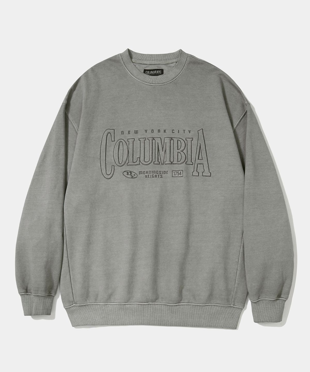 컬럼비아 유니버시티(COLUMBIA UNIVERSITY) VTG DYEING HEAVY TERRY CREW NECK_GRAY