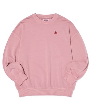 피그먼트 다잉 체리 스웻셔츠 [핑크]