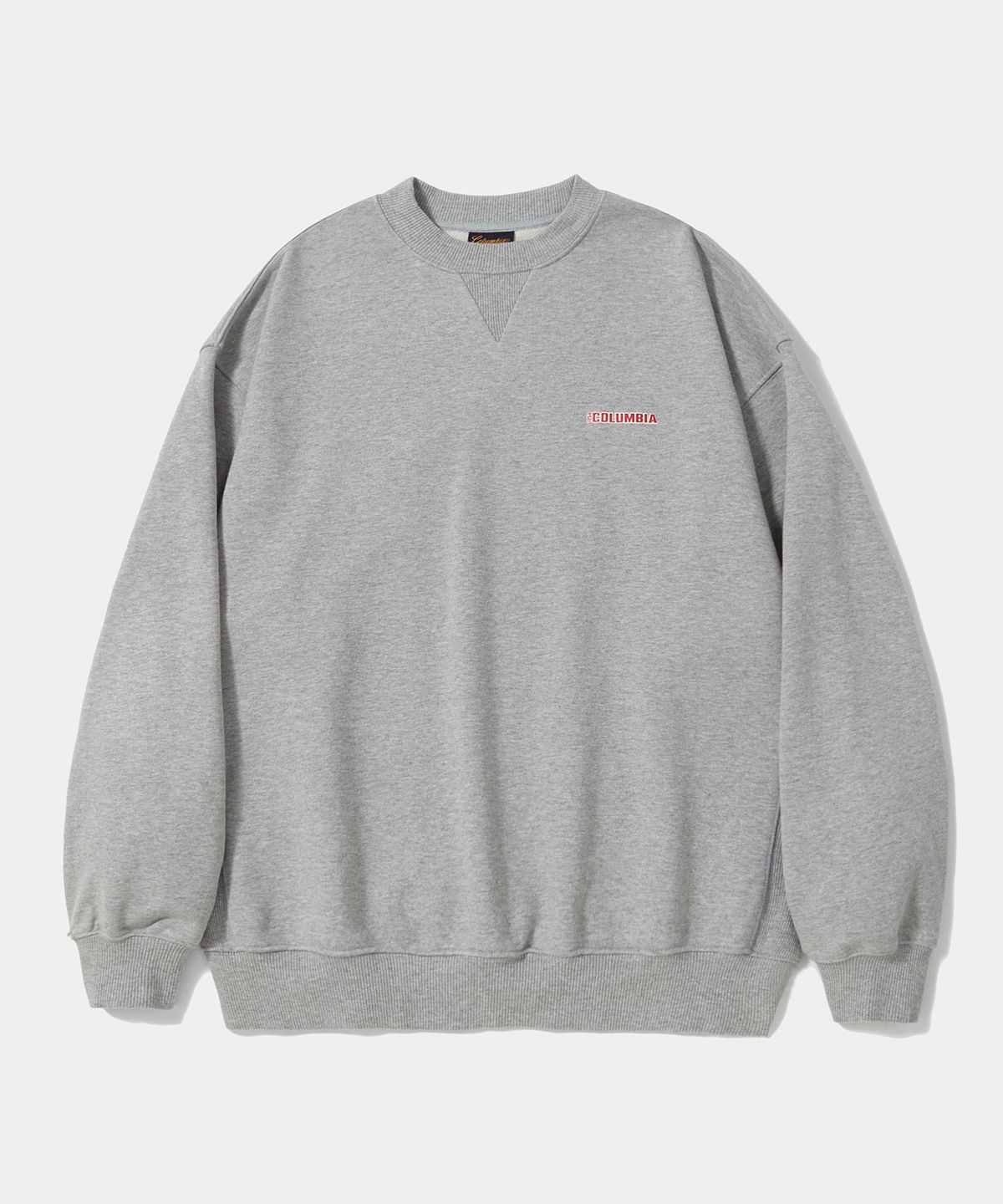컬럼비아 유니버시티(COLUMBIA UNIVERSITY) BROADWAY TINY HEAVY TERRY CREW NECK_LIGHT GRAY