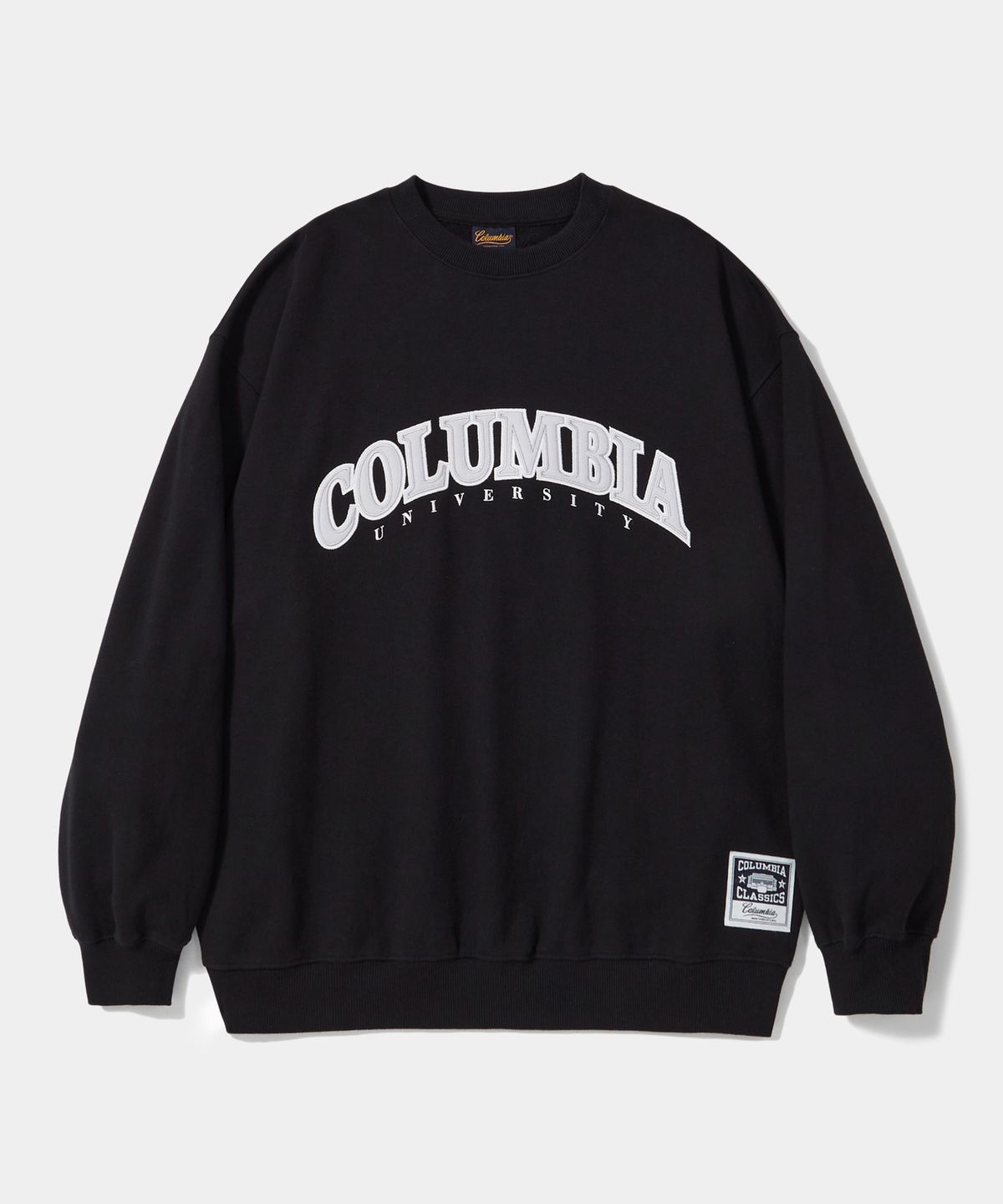 컬럼비아 유니버시티(COLUMBIA UNIVERSITY) STREET ARCH HEAVY TERRY CREW NECK_BLACK