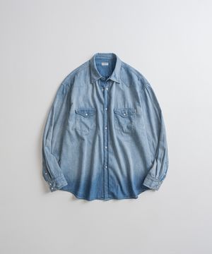 DENIM WESTERN SHIRTS bleached
