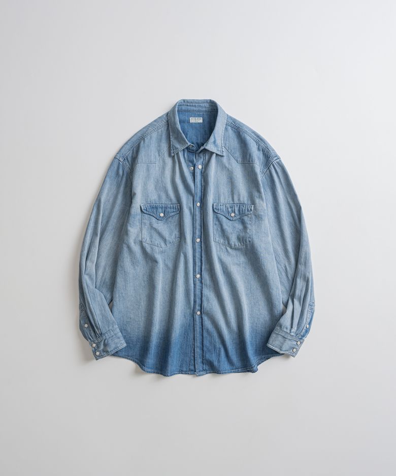 DENIM WESTERN SHIRTS bleached