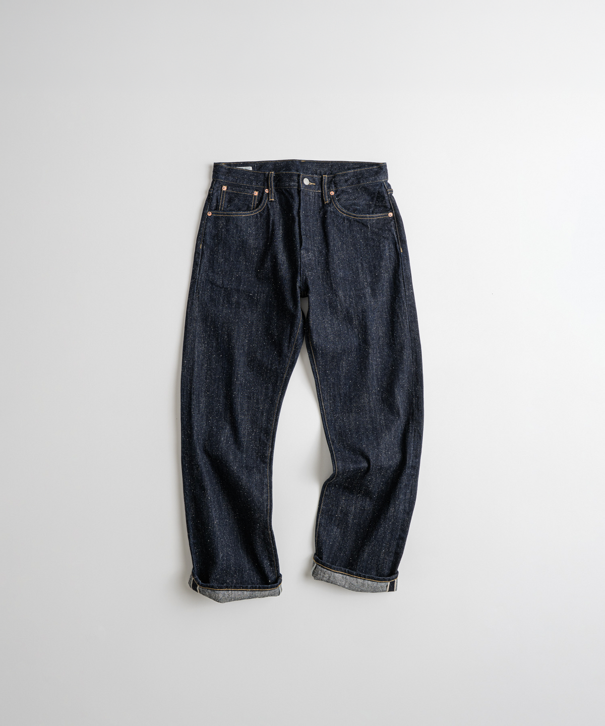 비헤비어(BEHEAVYER) 312R SELVEDGE NEP DENIM PANTS nep indigo