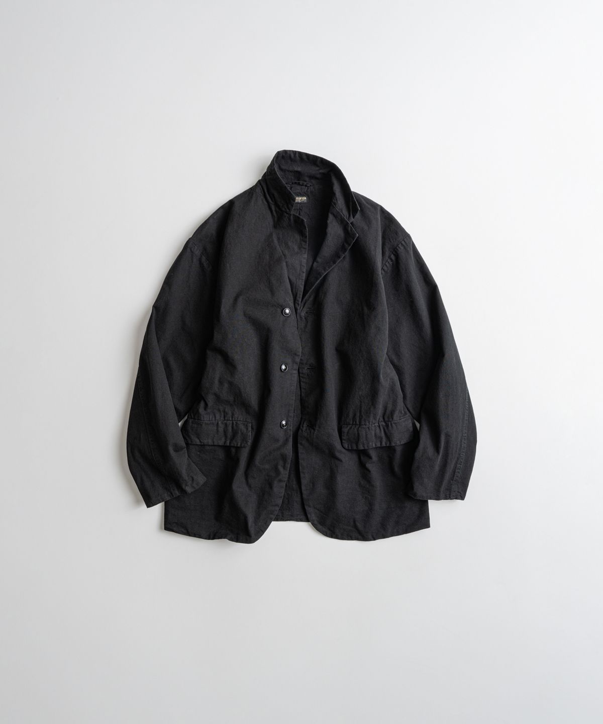 비헤비어(BEHEAVYER) DYED C/L SINGLE JACKET black