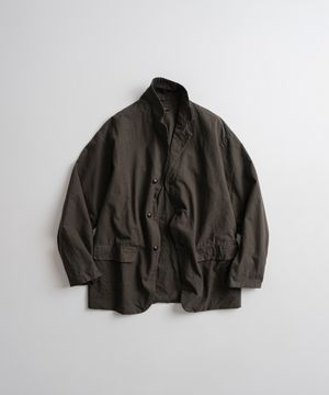 DYED C/L SINGLE JACKET dyed brown