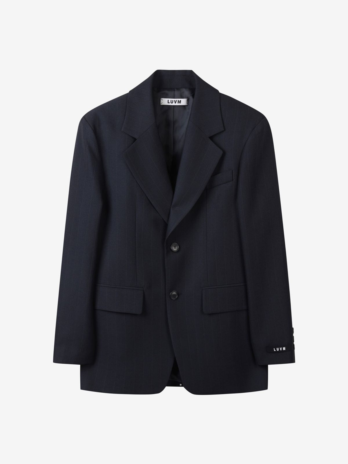 엘유브이엠(LUVM) STANDARD SINGLE JACKET_STRIPED FABRIC