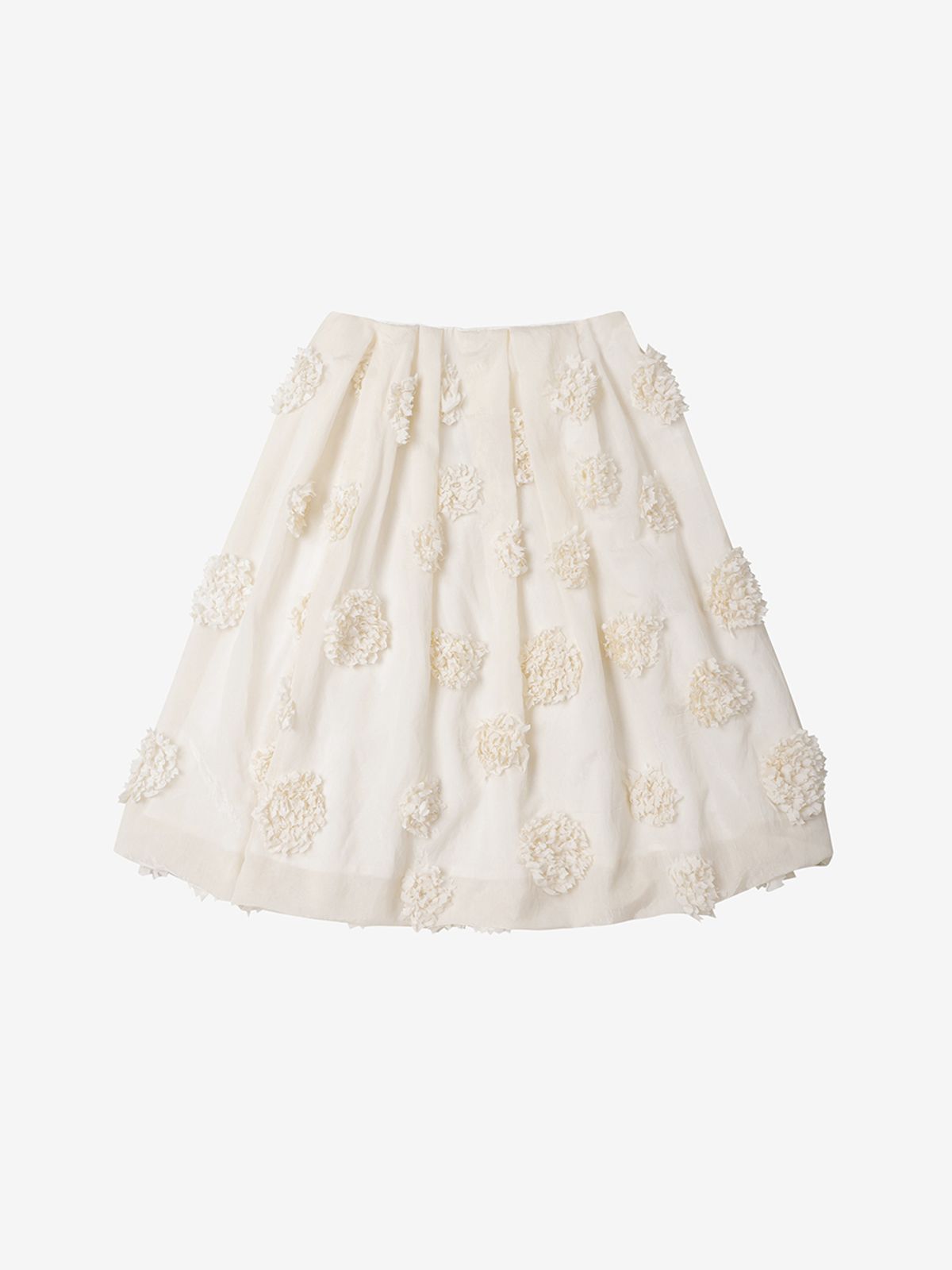 엘유브이엠(LUVM) FLOWER VOLUME SKIRT_CREAM