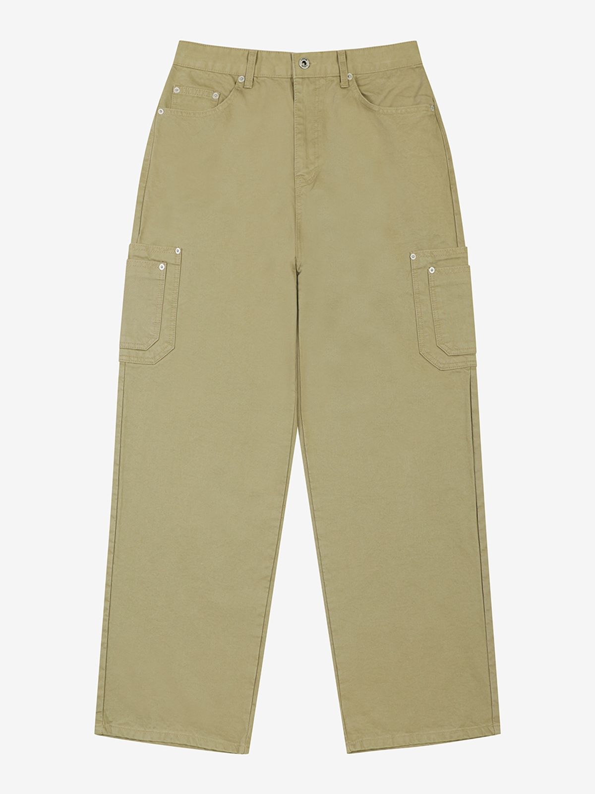 엘유브이엠(LUVM) WIDE FIT COTTON PANTS FOR MEN_BEIGE