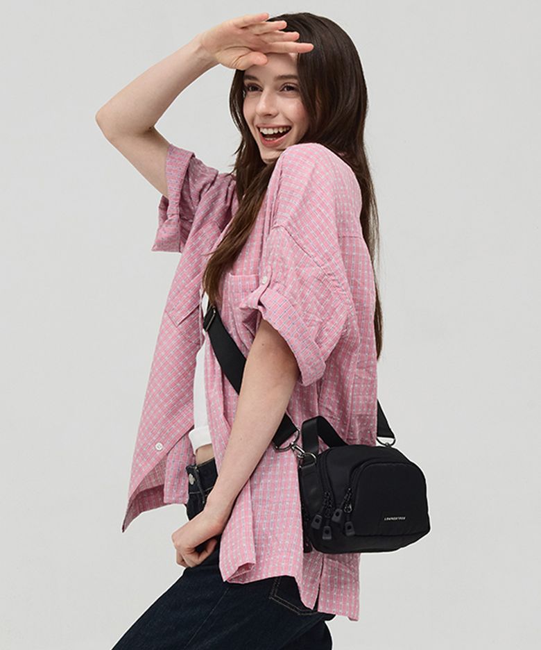 Yaki Bag The Black Mini Cross Bag 야키백 더블랙 미니 크로스백