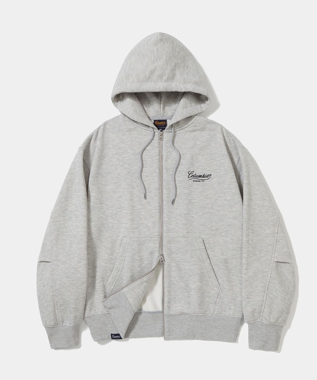 컬럼비아 유니버시티(COLUMBIA UNIVERSITY) NY STREET TAIL FLEECE ZIP-UP HOODIE_M.GRAY