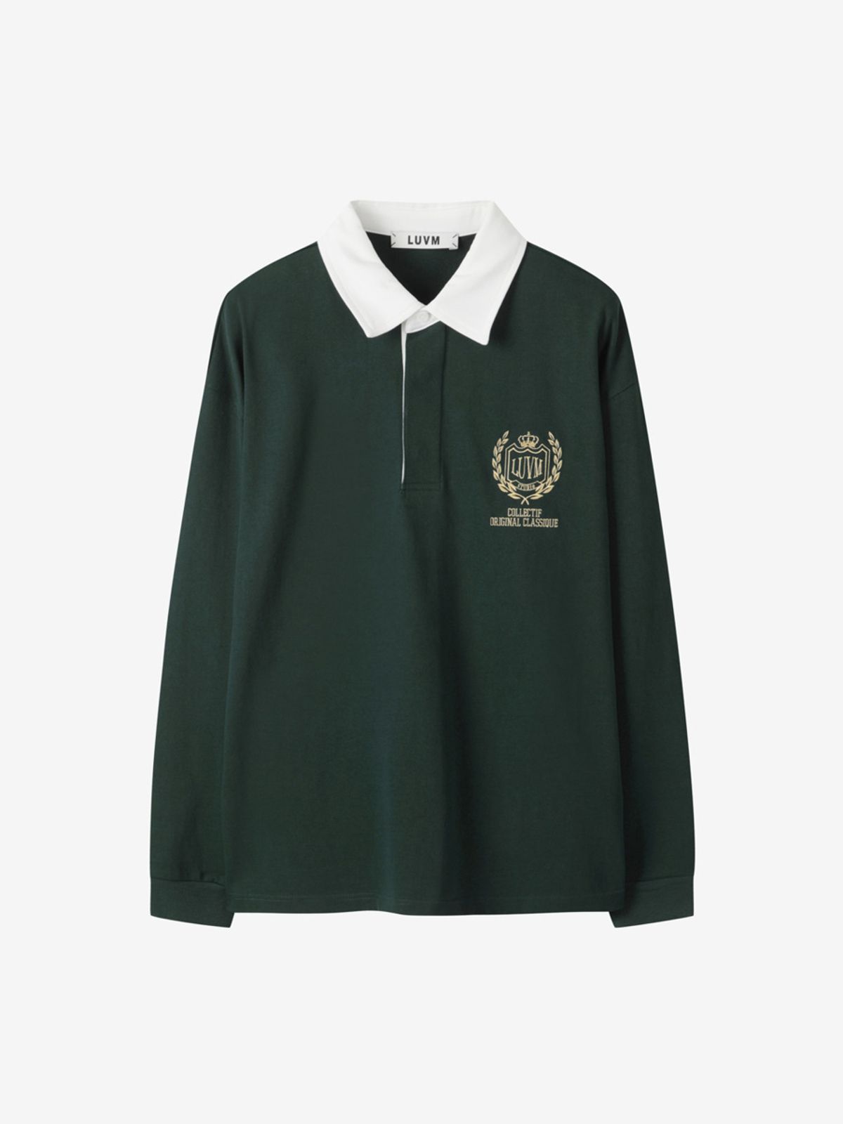 엘유브이엠(LUVM) OVERSIZE LOGO COTTON T-SHIRTS_GREEN
