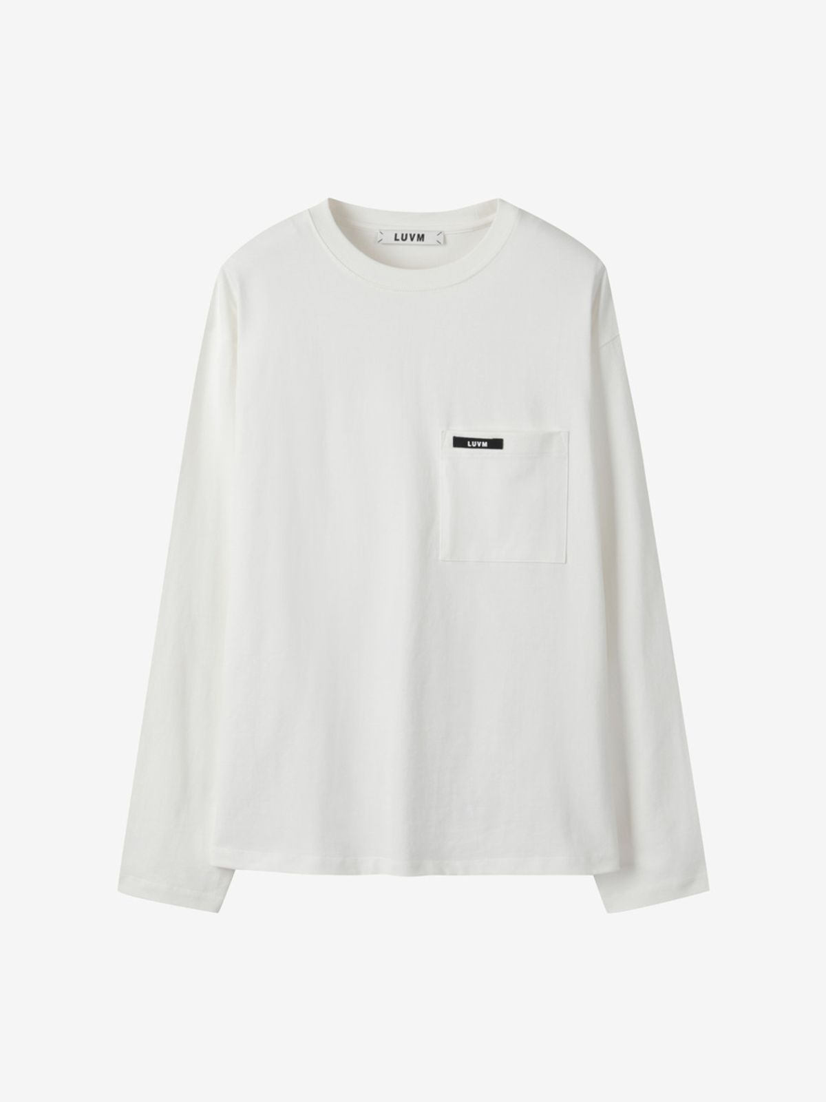 엘유브이엠(LUVM) LOOSE FIT COTTON T-SHIRTS_IVORY
