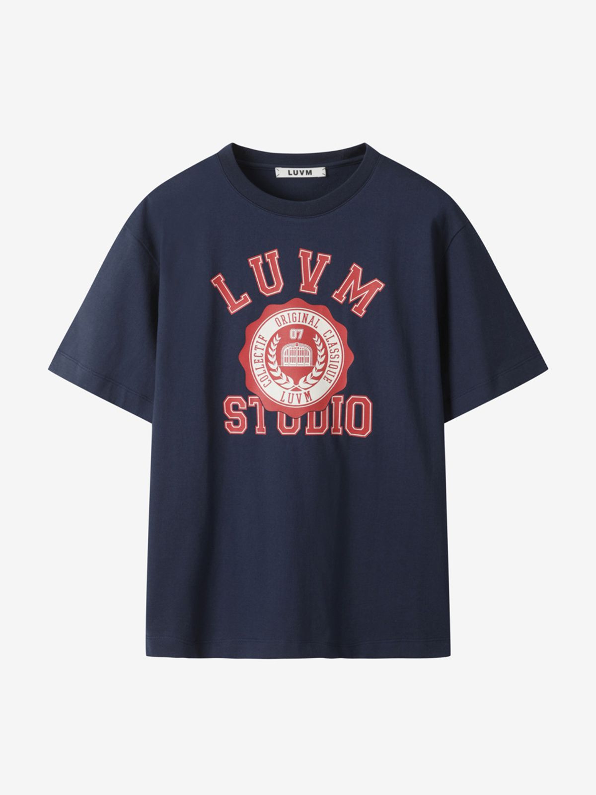 엘유브이엠(LUVM) LUVM STUDIO T-SHIRTS_NAVY