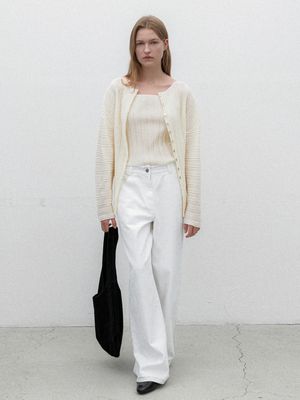 ACCORD PLEATS CAMISOLE KNIT(T-7130)