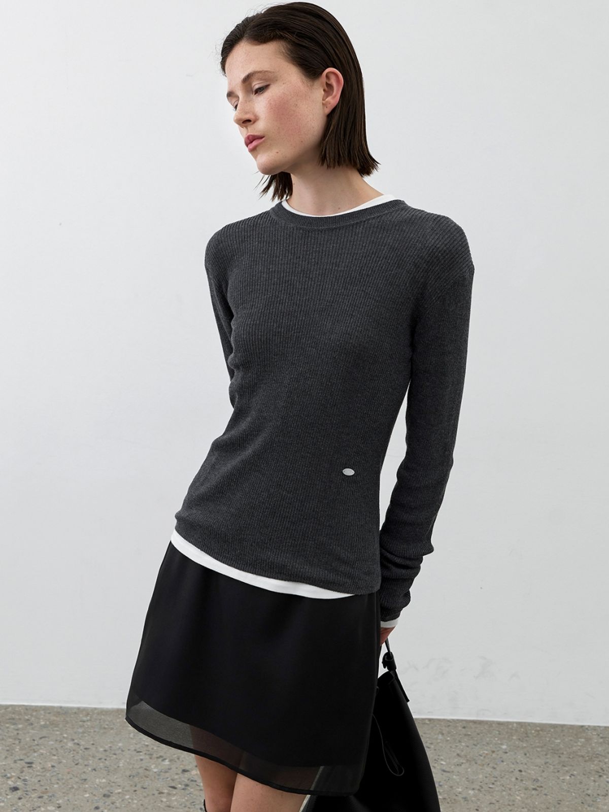 아틀리에 나인(ATELIER NAIN) ESSENTIAL NOAH SLIM KNIT(T-7112)