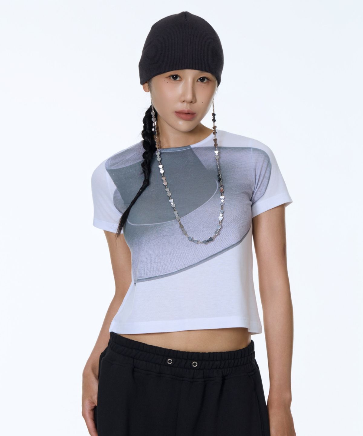 칠 하나 투 구육(71TO96) Gat Crop T-shirt