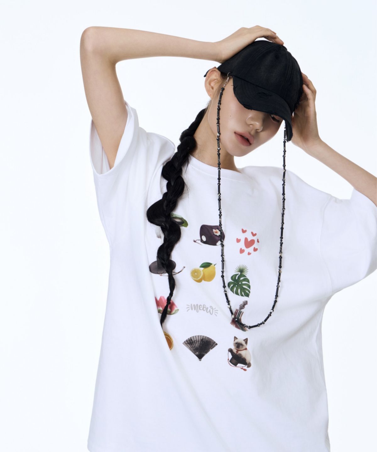 칠 하나 투 구육(71TO96) 12 Printed T-Shirts (White)