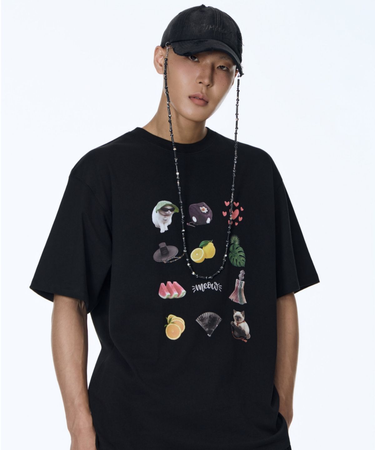 칠 하나 투 구육(71TO96) 12 Printed T-Shirts (Black)