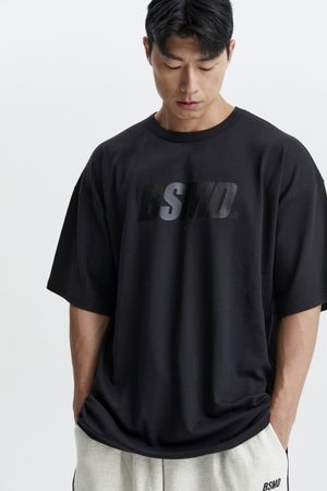 블랙에디션 모달 오버핏 반팔 티셔츠 숏 슬리브