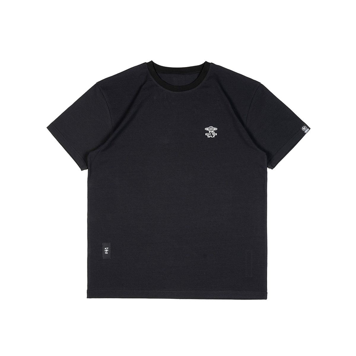 아첼레란도(ACCELERANDO) BT15BK OA EMB 스탠다드 티셔츠 Black