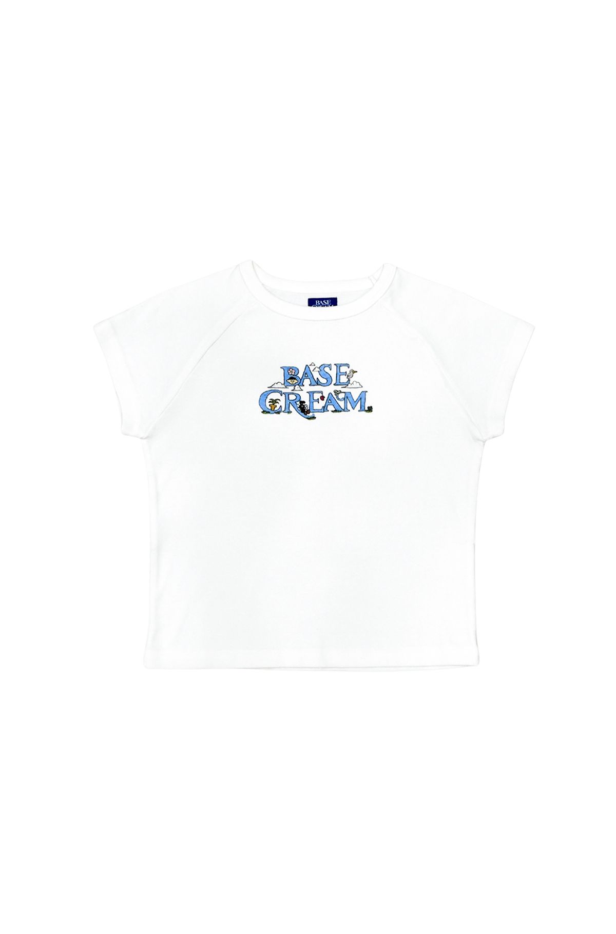 베이스크림(BASECREAM) BCxBRR BABY TEE_IVORY