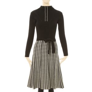 버튼체크플레어니트원피스_I5D-COP001