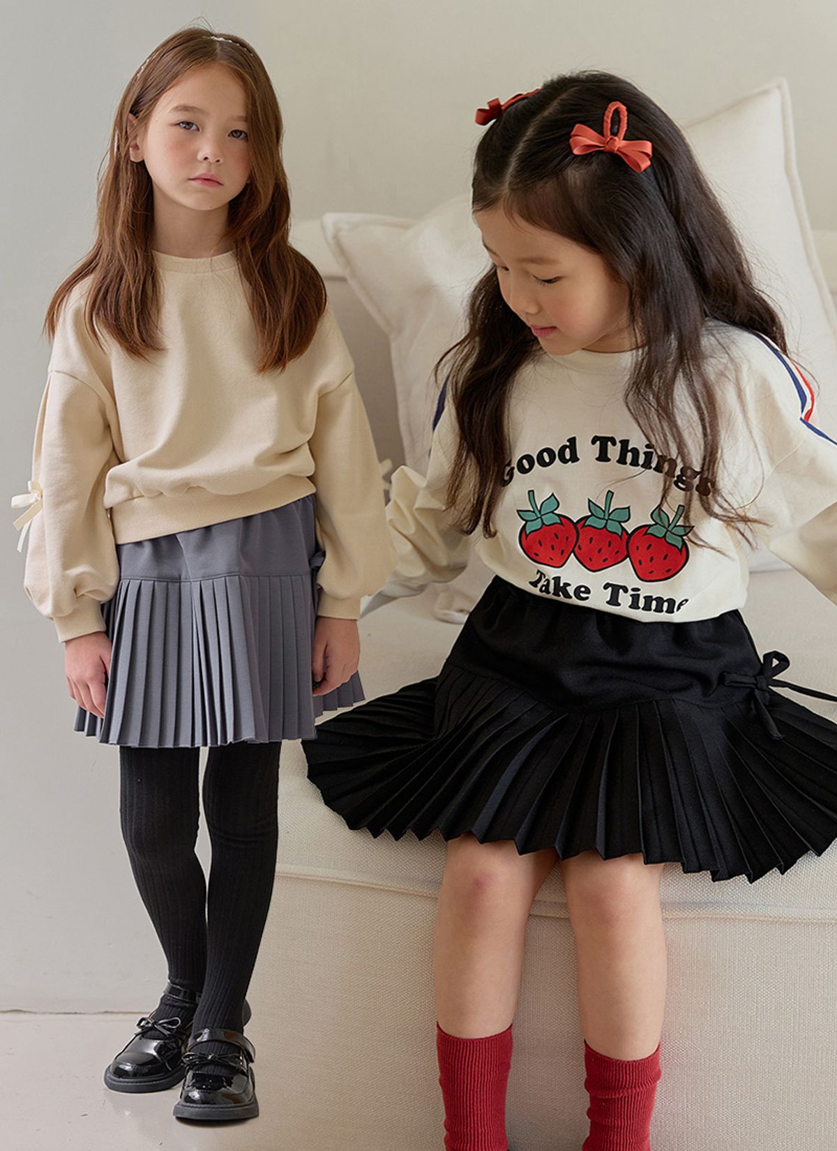 베베테일러(BEBETAILOR) 뮤즈 플리츠 스커트