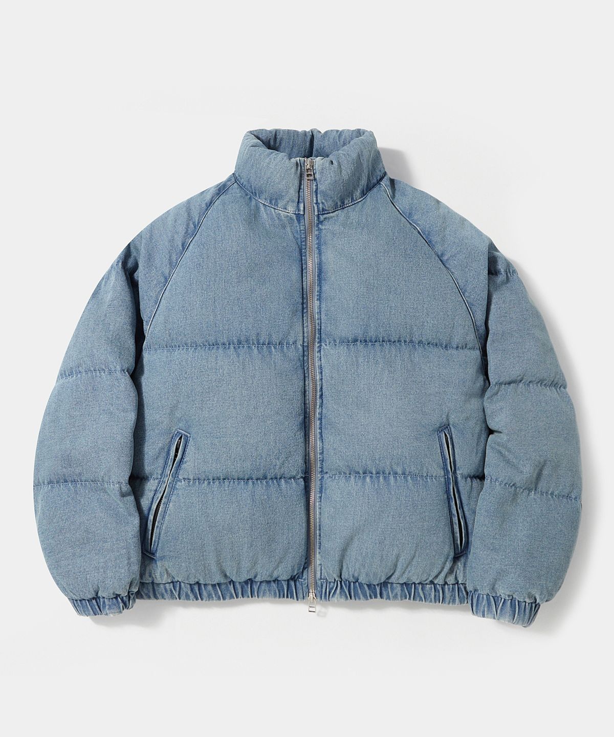 컬럼비아 유니버시티(COLUMBIA UNIVERSITY) NYC DENIM WOMENS PUFFER_LIGHT DENIM