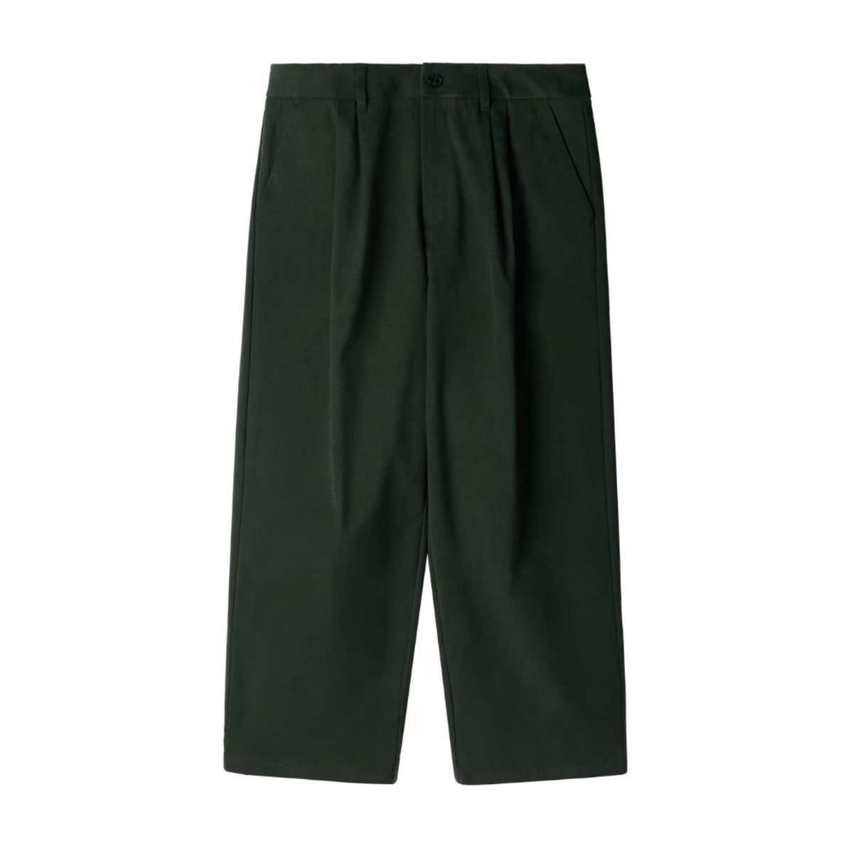 브롬톤 런던(BROMPTON LONDON) BRUSHED TWO TUCK TROUSERS - G/KHAKI (P254MPT435)