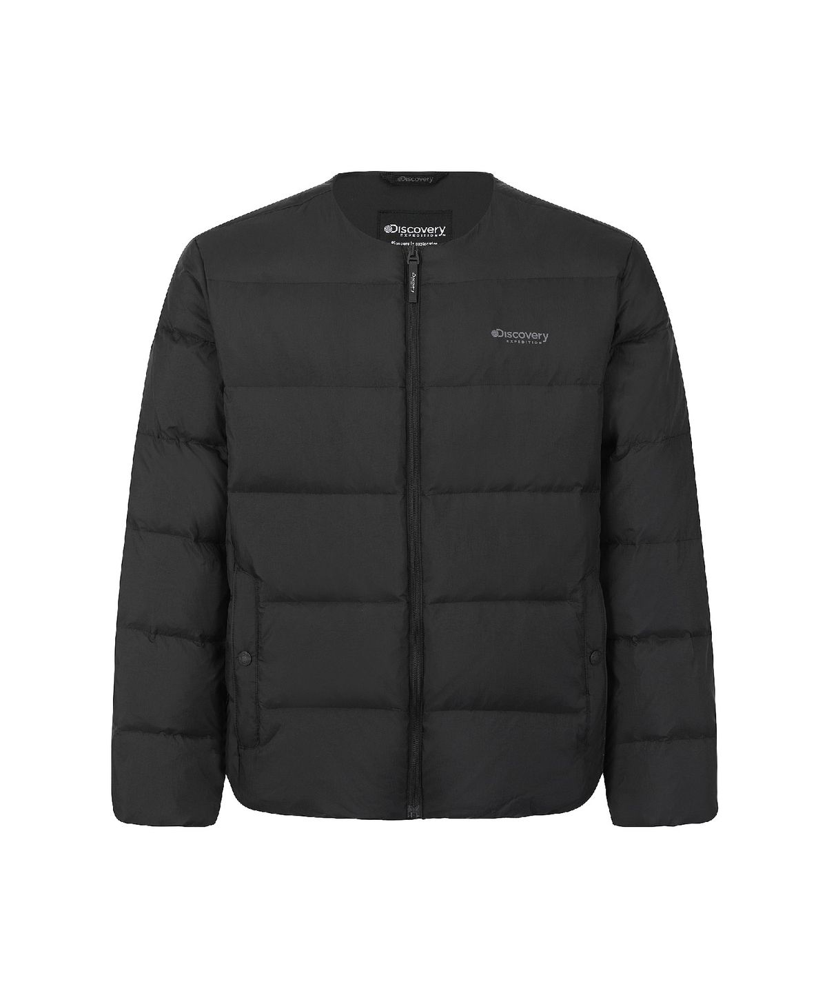 디스커버리 익스페디션(DISCOVERY EXPEDITION) 남성 픽토르U 구스다운 경량패딩 (BLACK)