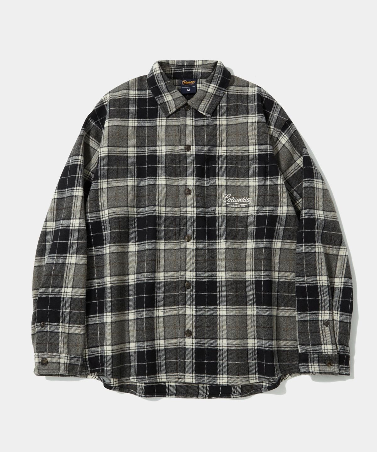 컬럼비아 유니버시티(COLUMBIA UNIVERSITY) NY STREET TAIL HEAVY CHECK SHIRTS_GRAY