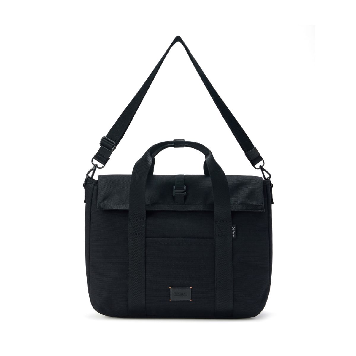 브롬톤 런던(BROMPTON LONDON) FLAP TOTEBAG - BLACK (P255ATO411)