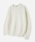 에센셜 오버핏 라운드 하찌 니트_아이보리