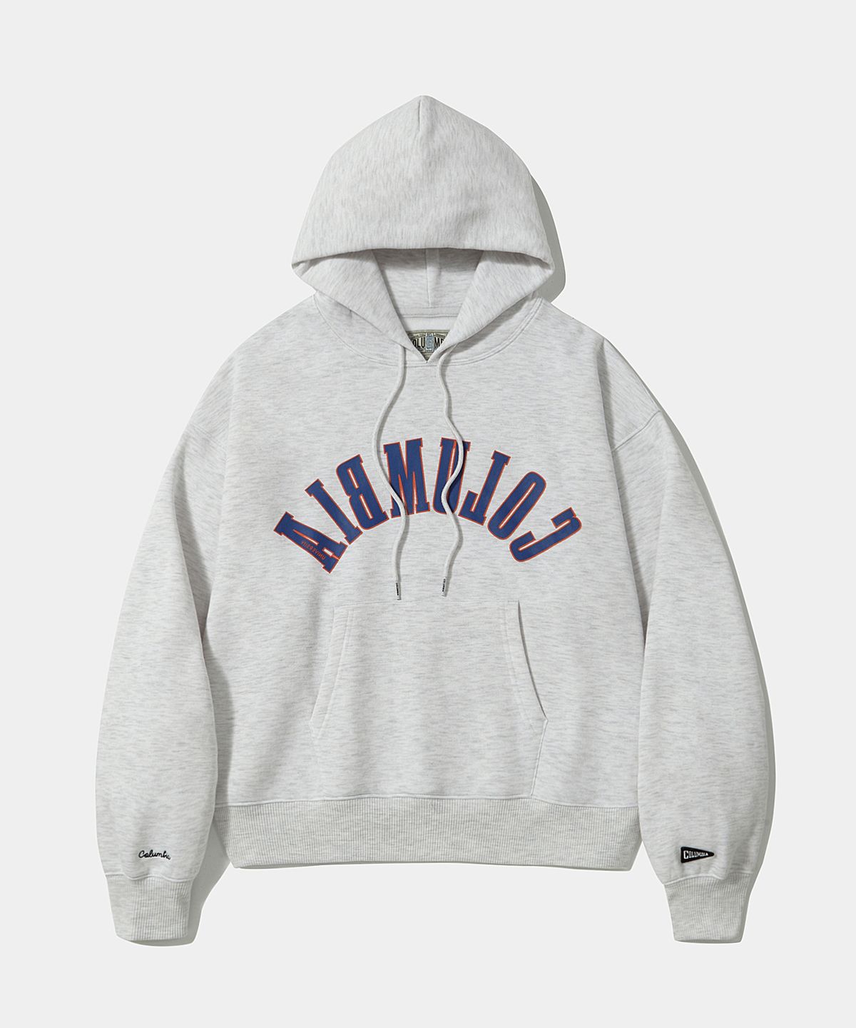 컬럼비아 유니버시티(COLUMBIA UNIVERSITY) REVERSE ARCH FLEECE WOMEN HOODIE_LIGHT MELANGE