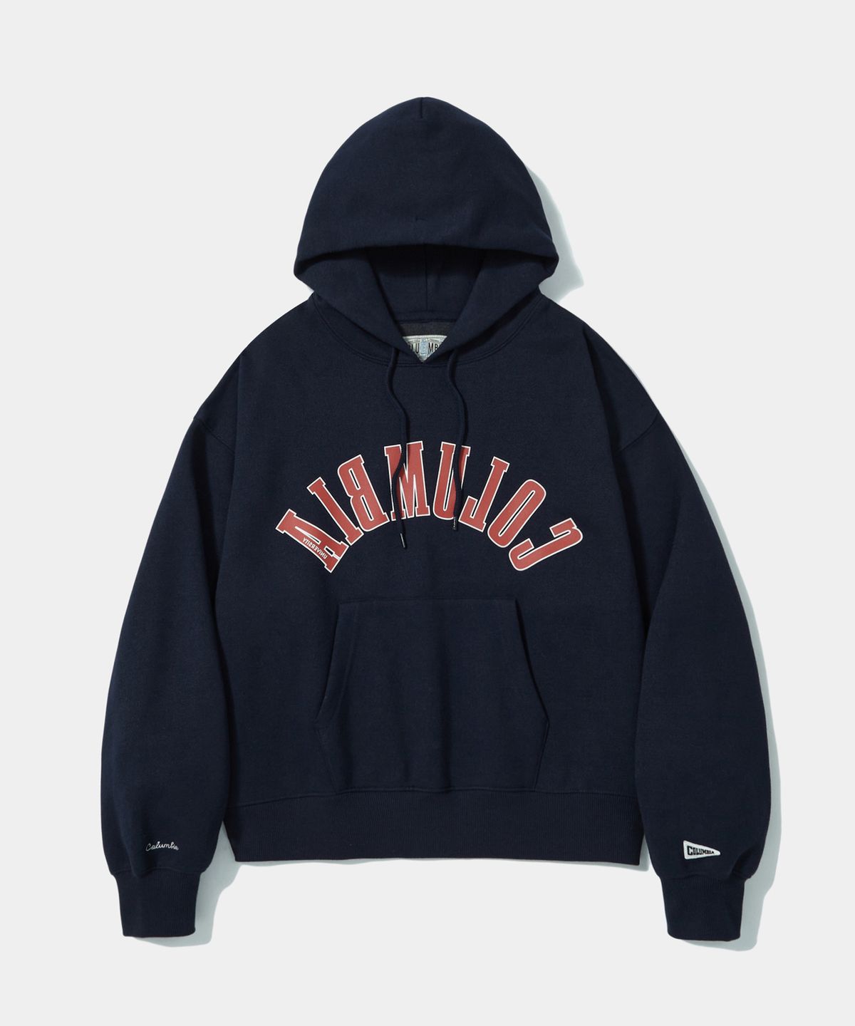 컬럼비아 유니버시티(COLUMBIA UNIVERSITY) REVERSE ARCH FLEECE WOMEN HOODIE_NAVY