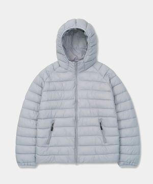 라이트 웨이트 후드 패딩 자켓 (SKY BLUE)