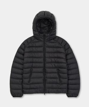 라이트 웨이트 후드 패딩 자켓 (BLACK)
