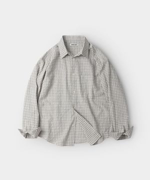 크레스트 리저브 체크셔츠_아이보리